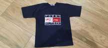 T-shirt Tommy Hilfiger z okrągłym dekoltem i logo czarny rozm. 116