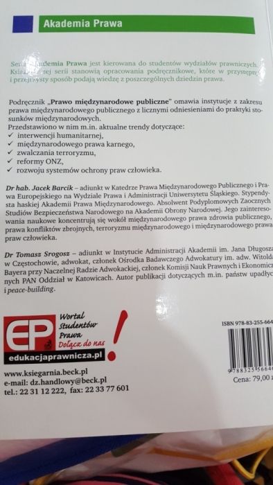 Prawo międzynarodowe publiczne Jacek Barcik