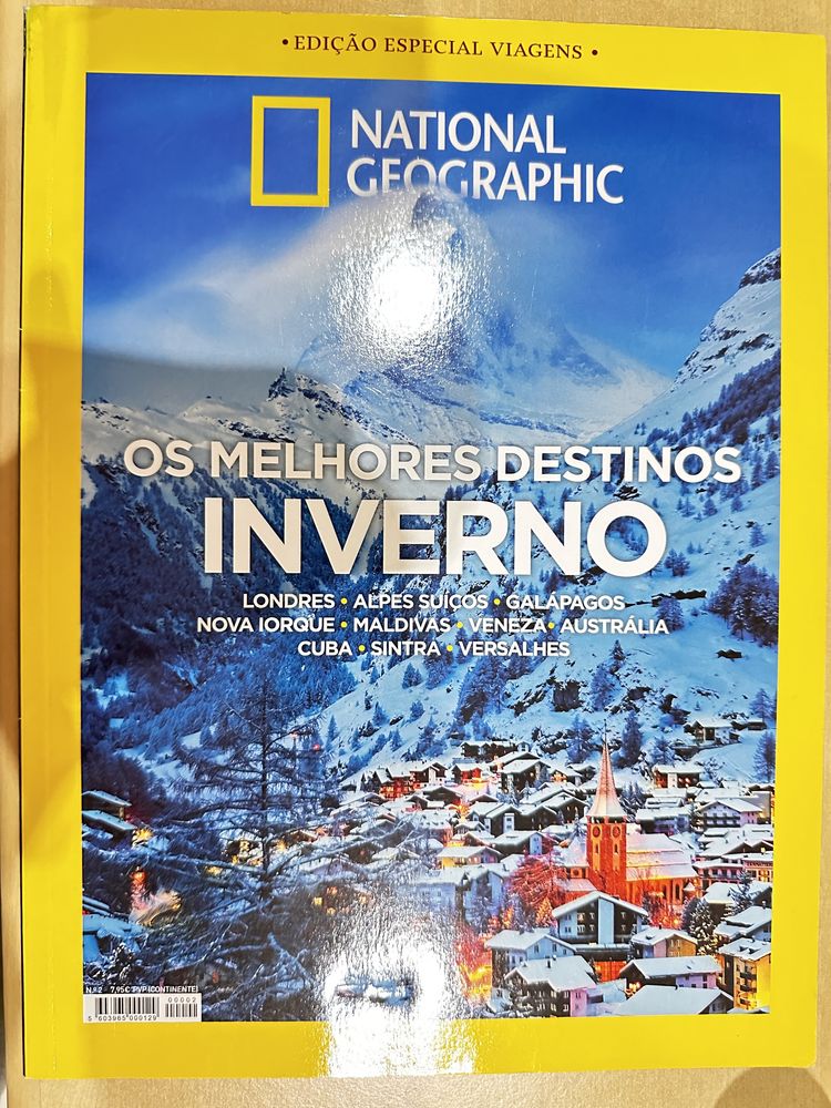 Revista National Geographic “os melhores destinos inverno”