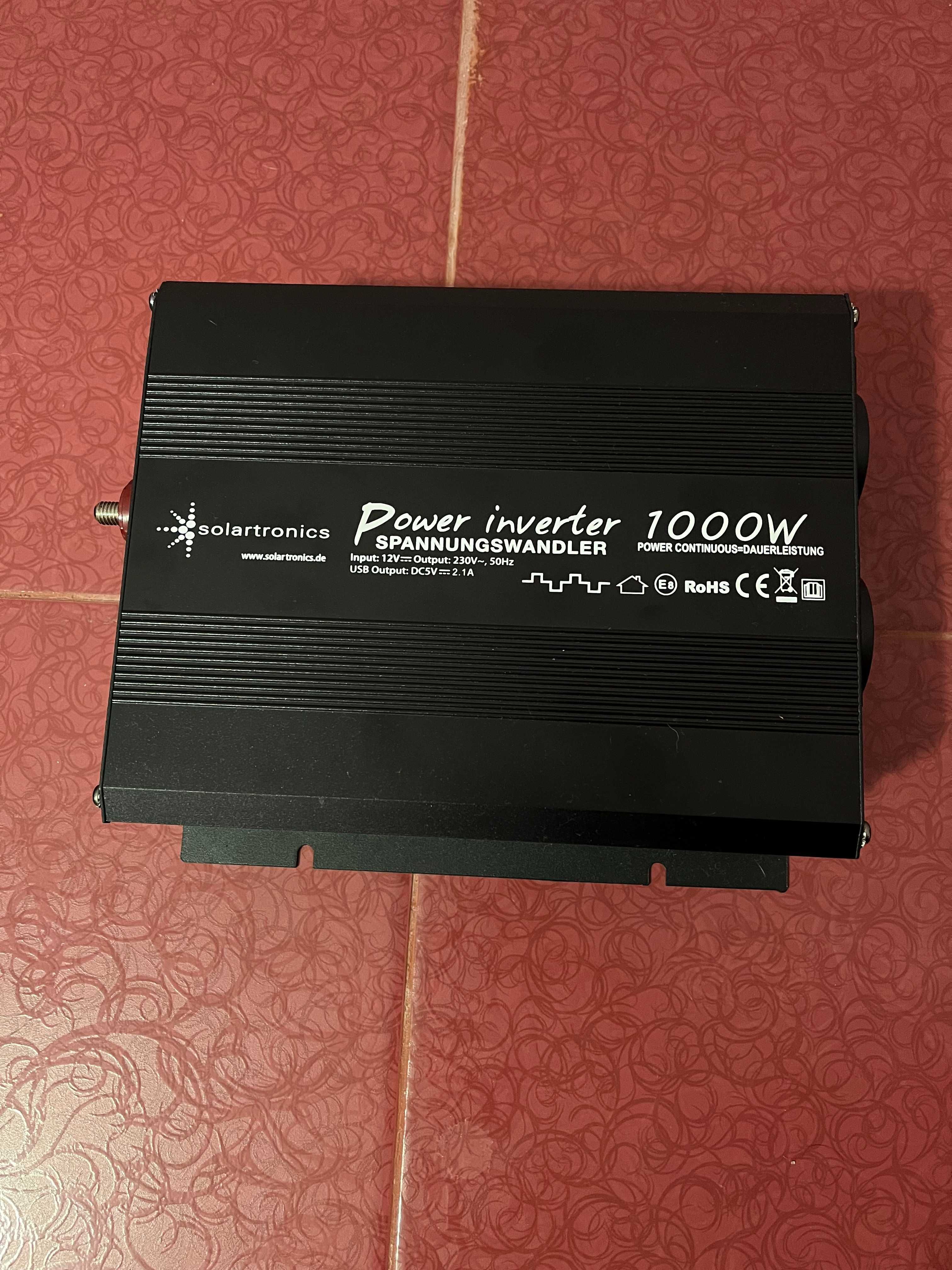 Инвертор Solartronics преобразователя напряжения 1000/2000 Вт 12V 230V