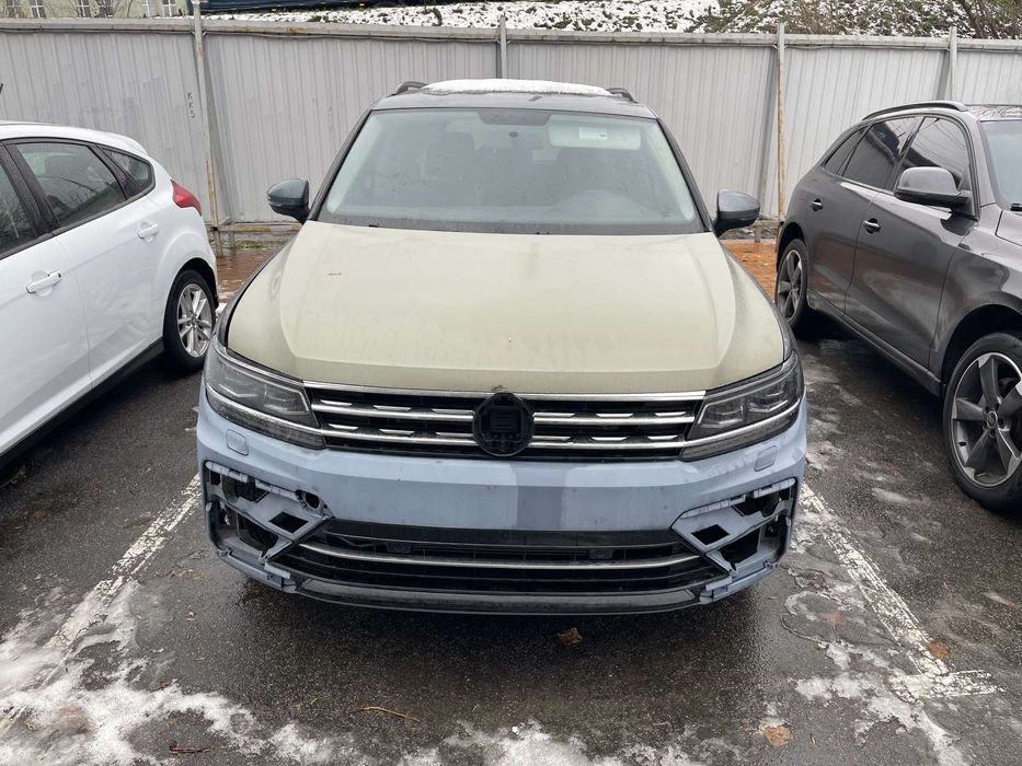 Капот Volkswagen Tiguan 2017/бампер Tiguan R line