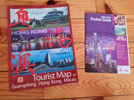 Hong Kong mapa mini przewodnik