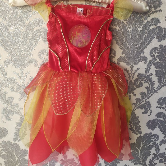 Детское красное карнавальное платье на Хеллоуїн, Хеловин, Хелло