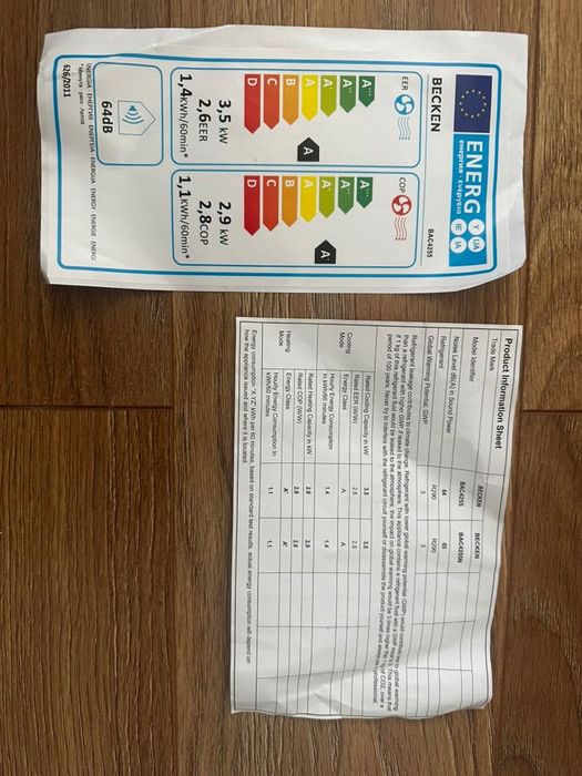 Ar condicionado portátil Becken 12000 BTU BAC4255