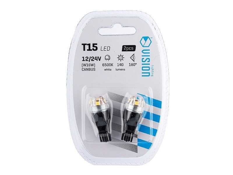 Żarówka W16W LED 2 sztuki, CANBUS