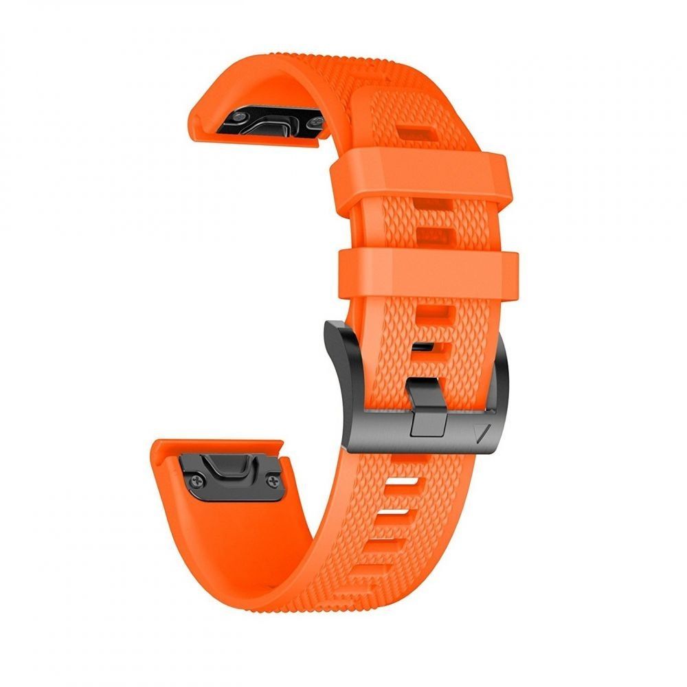 Pasek Smooth Do Garmin Fenix 5 / 6 / 6 Pro Orange