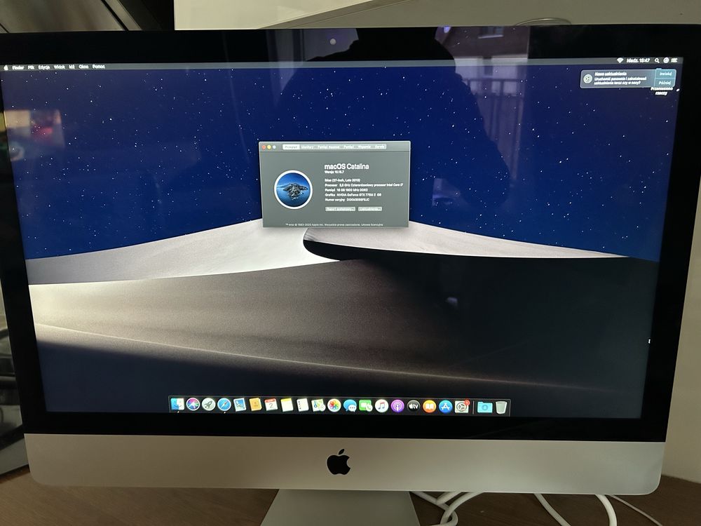 Apple iMac 27 A1419 i7 3.5GHz 16GB Ram 500 SSD