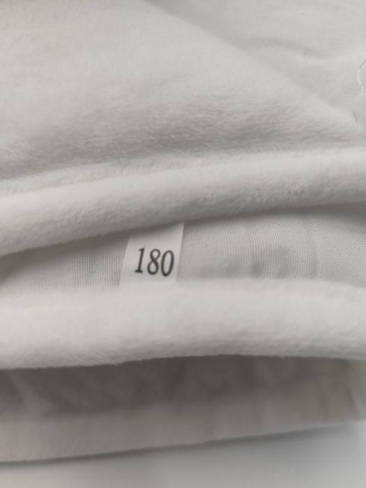 Ochraniacz na materac welurowy biały nowy