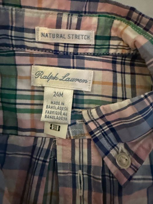 Koszula w kratę Polo Ralph Lauren 24msc