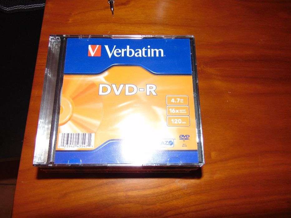 DVD Verbatin -R 4,7GB NOVO com case