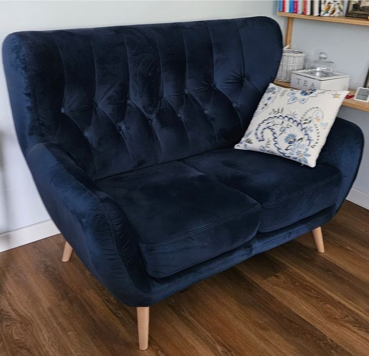 Sofa 2 osobowa granat