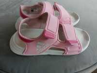 Sandały rożowe adidas