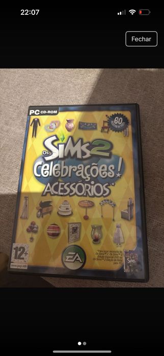 Jogo sims celebrações acessórios