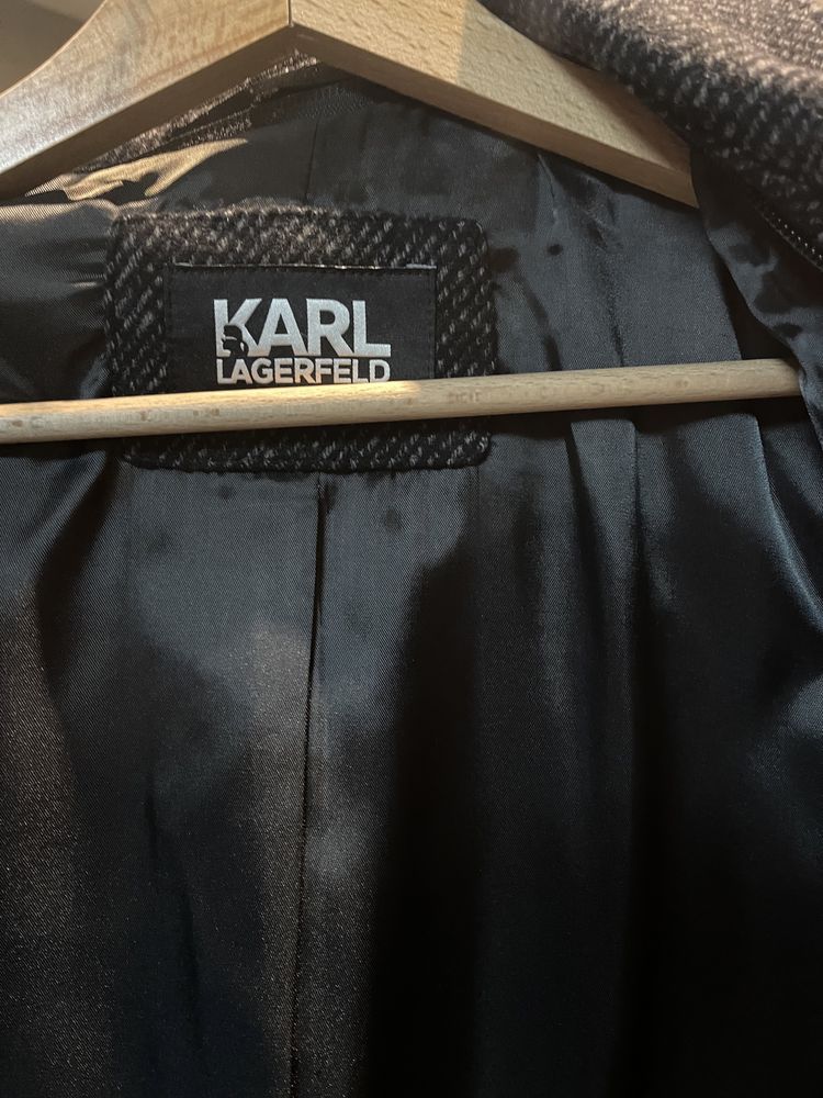 Karl Lagerfeld - płaszcz męski, rozmiar 52