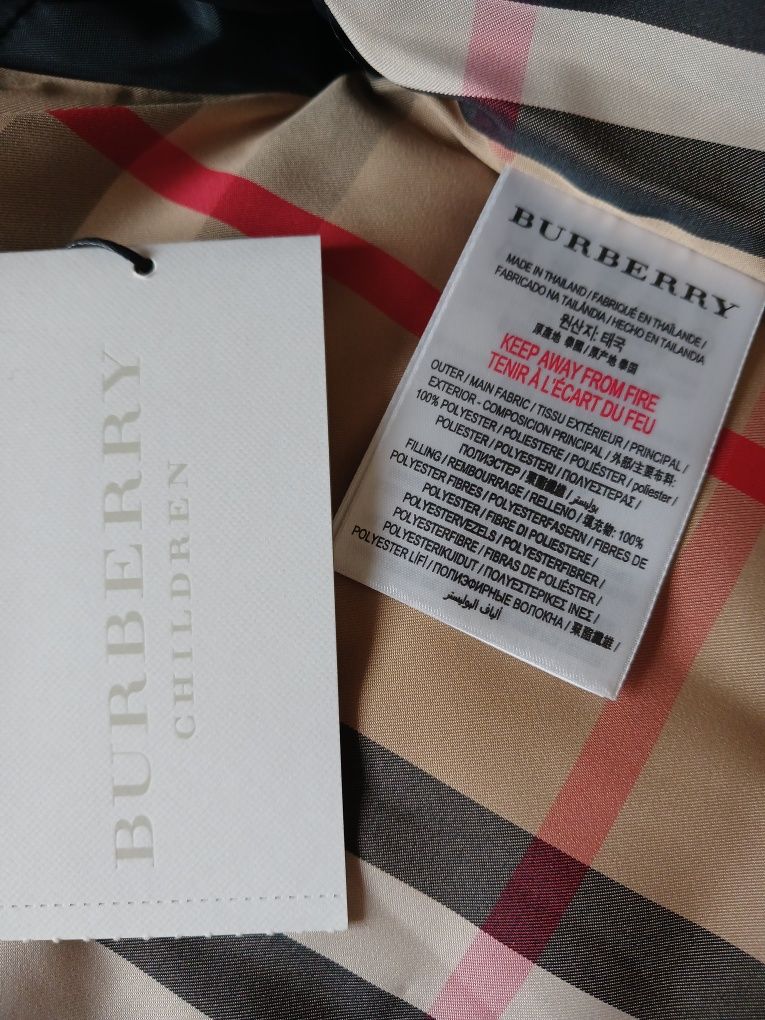 Дитяча куртка BURBERRY