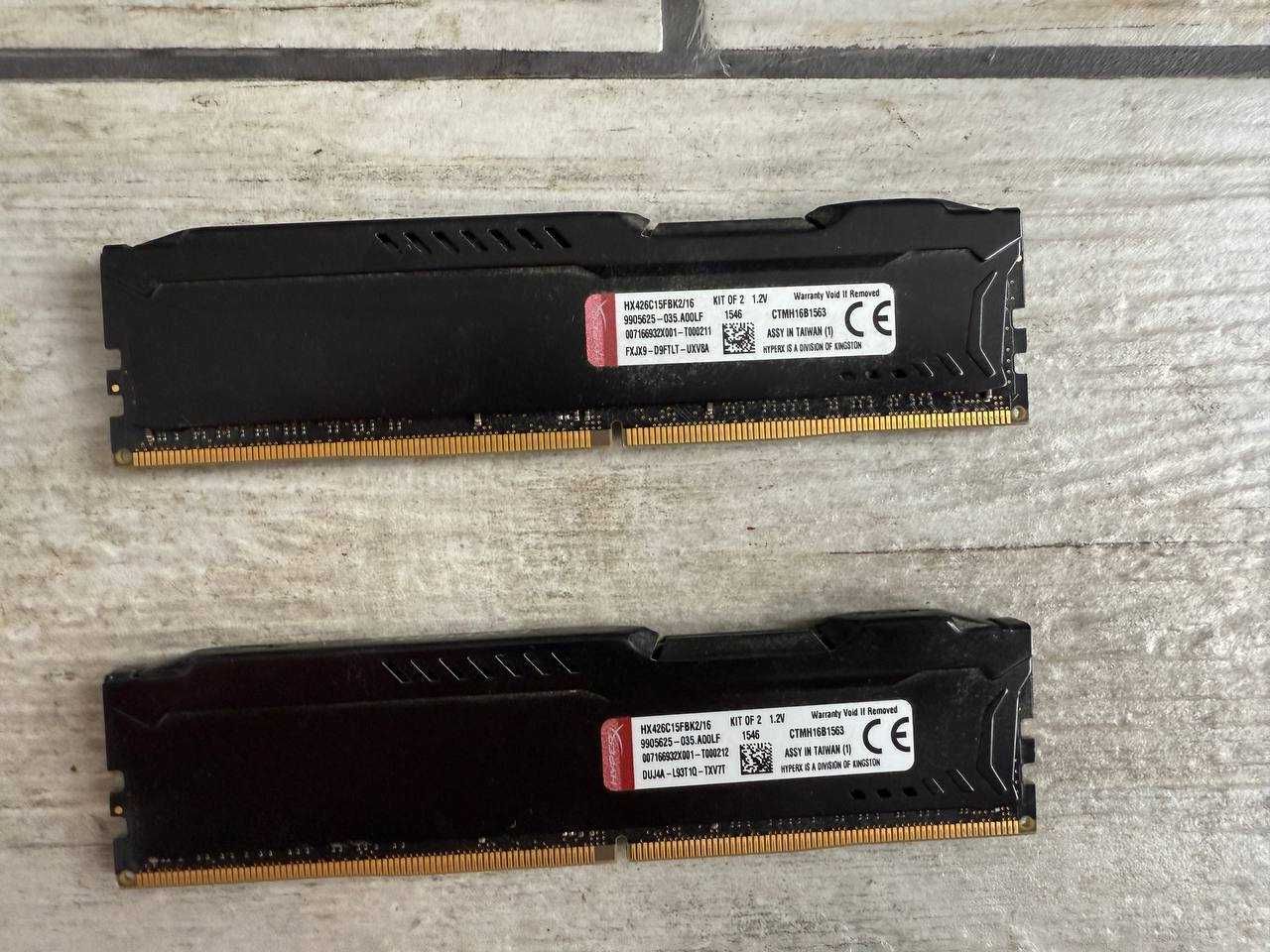 Модуль памяти HyperX DDR4 16Gb (2x8) Kingston Fury 2666 Mhz