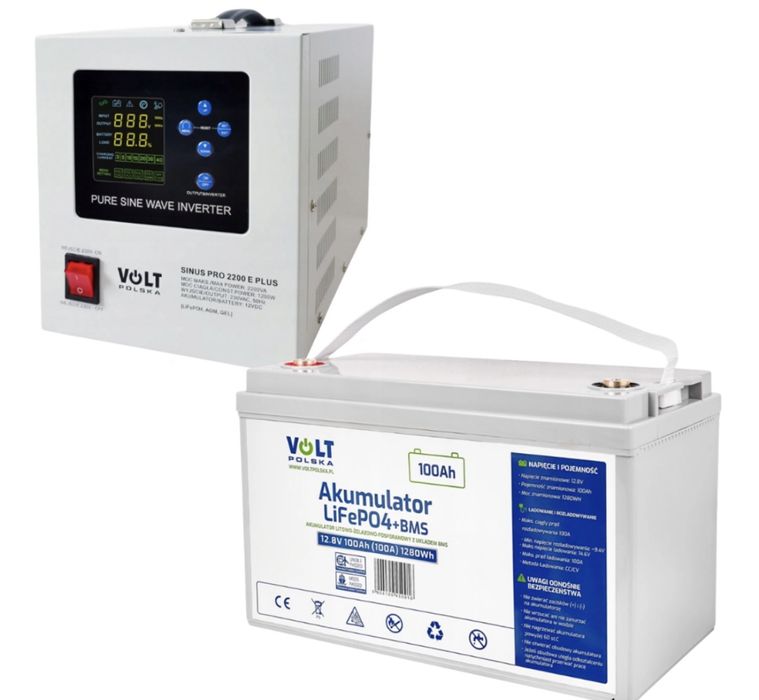 Гібридний ДБЖ/інвертор VOLT POLSKA SINUS PRO 2200 E PLUS (3SPM22012M)