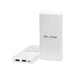 Powerbank 20000mAh 2xUSB biały USB microUSB