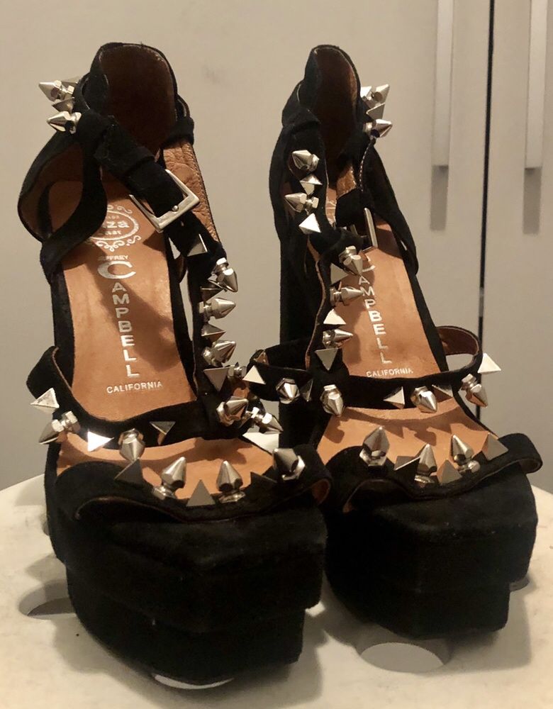 Oryginalne szpilki Jeffrey Campbell r 39 z ćwiekami