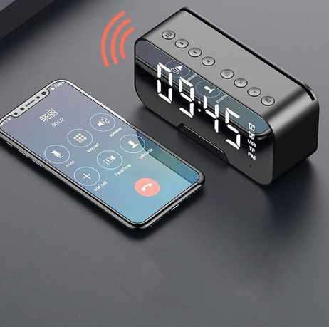 Zegar, Radio, Głośnik Bluetooth 5.0 Termometr