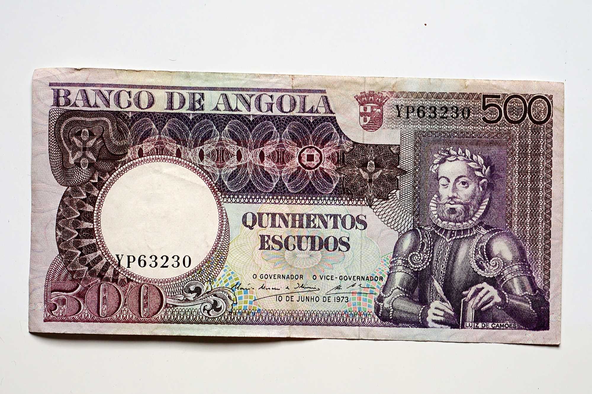Nota 500 Escudos - 1973 Angola
