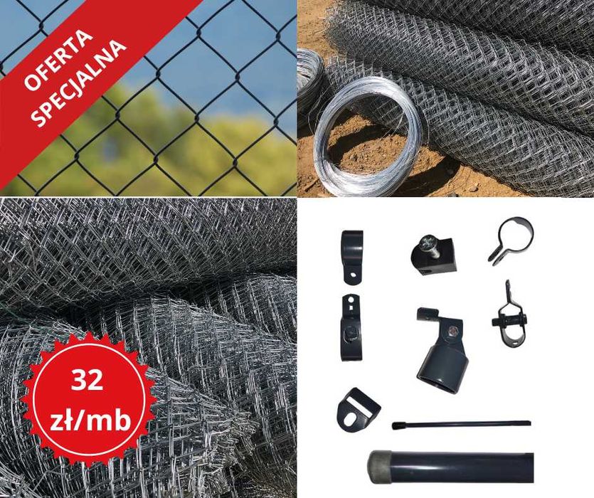 PROMOCJA! Ogrodzenie z siatki 60x60 wys. 125cm OCYNK - 100mb