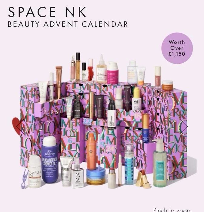Найкращий Beauty Advent Calendar 2025 з Англії від Space NK ціна 66000