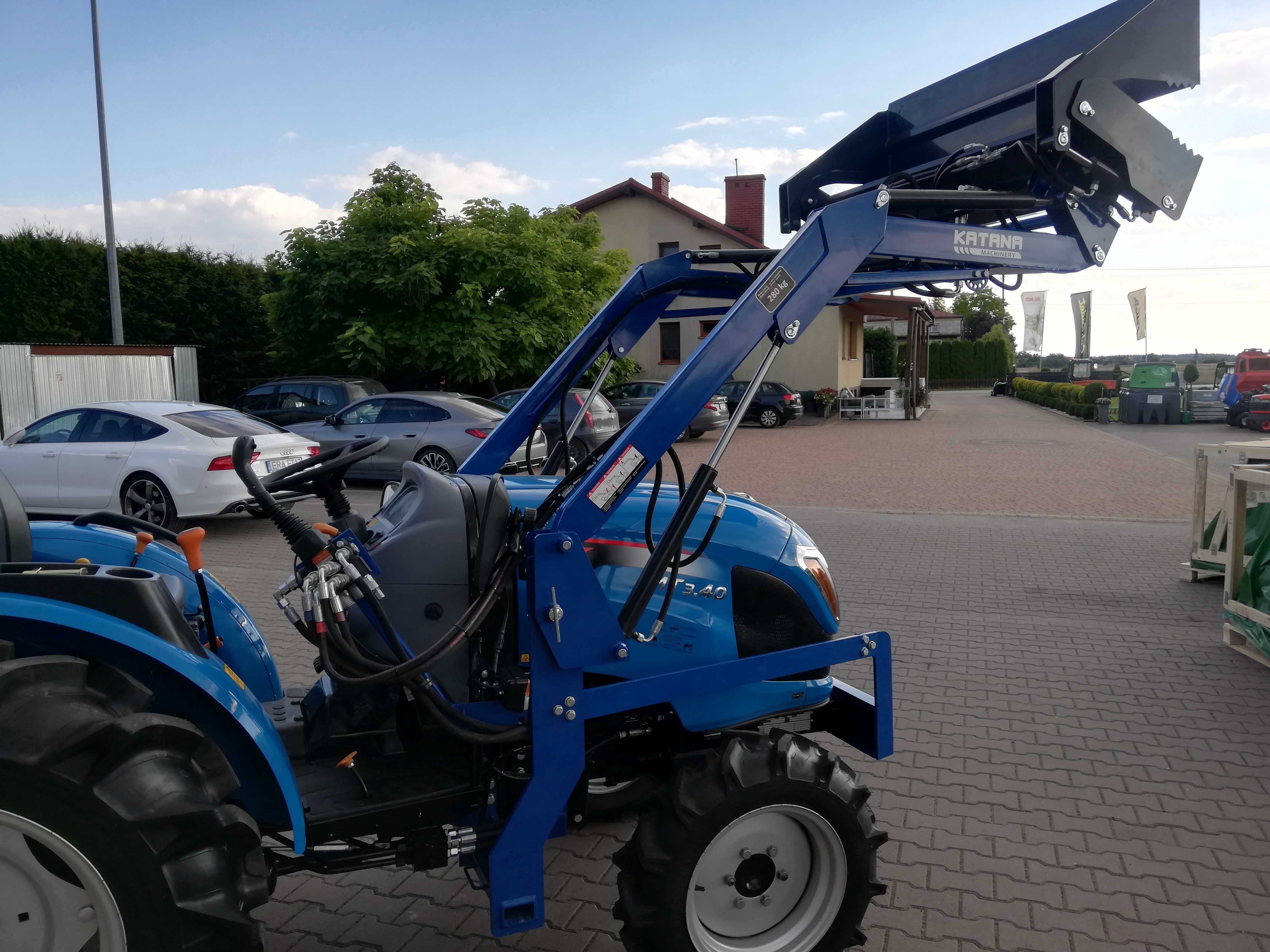 Tur / Ładowacz do Boomer 40 - trzy sekcje, otwierana łyżka