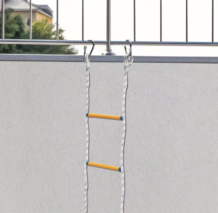 Escada Portátil de Emergência 4m – Leve, Forte e Pronta a Usar