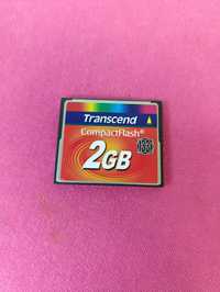 Карта памяти на 2 GB Transcend Compact Flash 133x