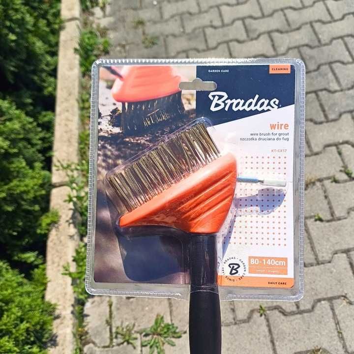Szczotka do mchu i kostki 3w1 Nowa solidna 140cm