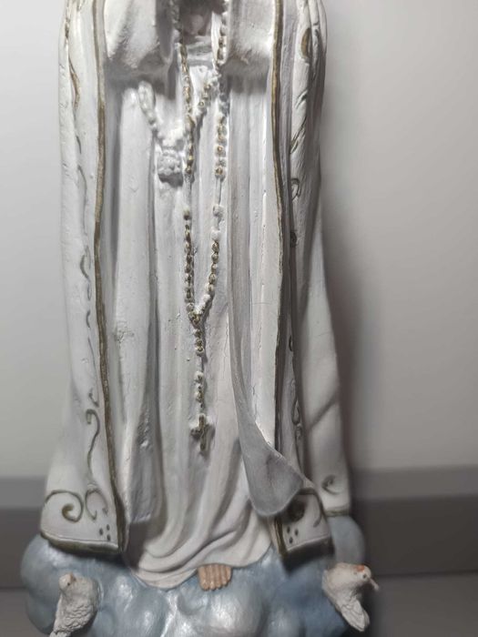 Estátua Nossa Senhora de Fátima (pintado à mão)