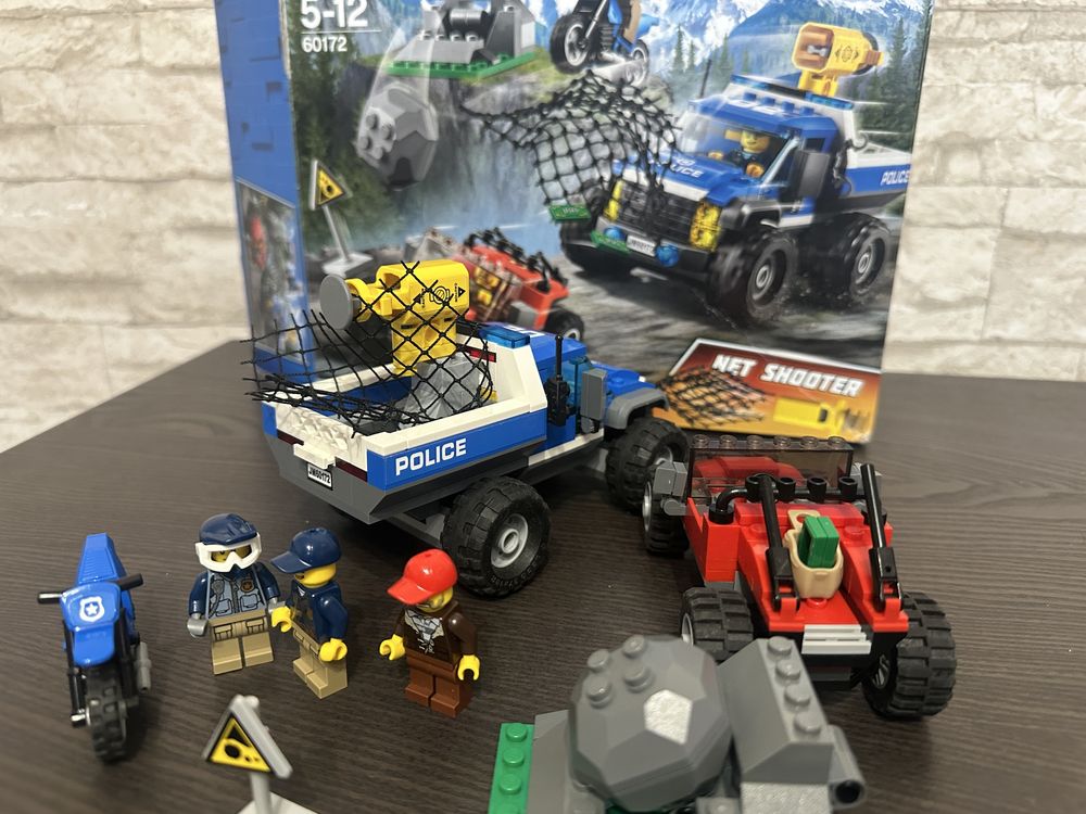 Lego city 60172 pościg górską drogą komplet