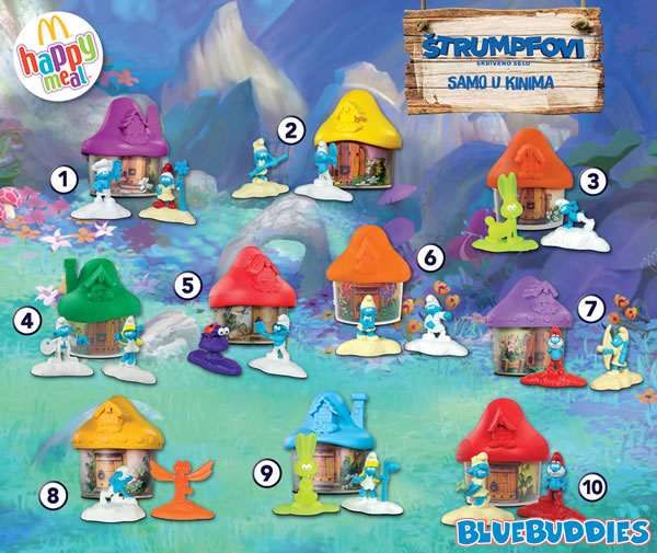 Smurf 2017 McDonald's happy meal.