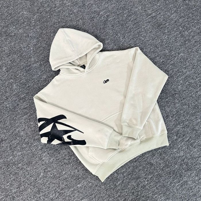 Біле Худі Corteiz/ Кофта Кортез/ Зіп худі/ Broken Planet/ Burberry