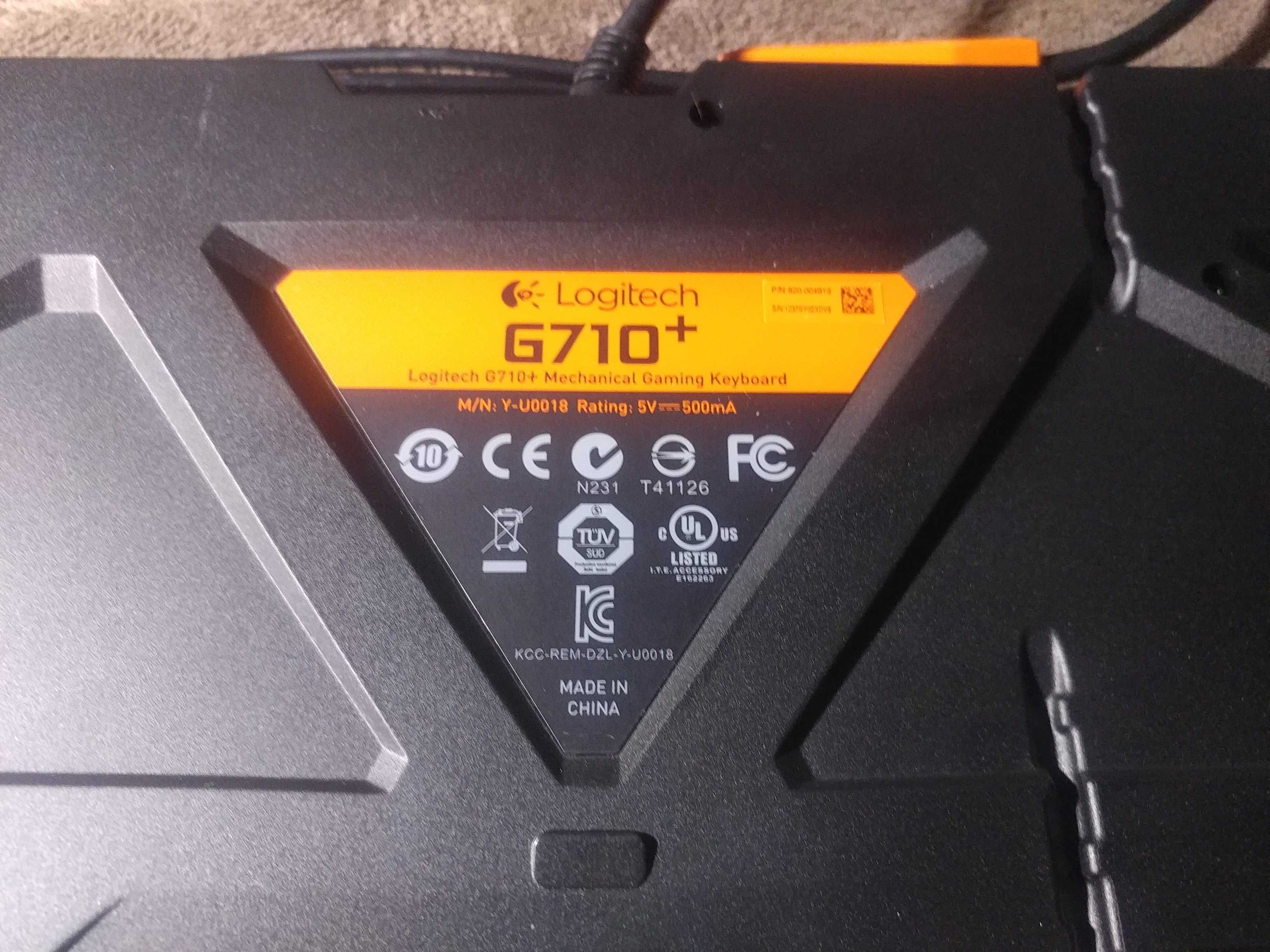 Механическая клавиатура Logitech G710+ USB ~ Cherry MX Brown