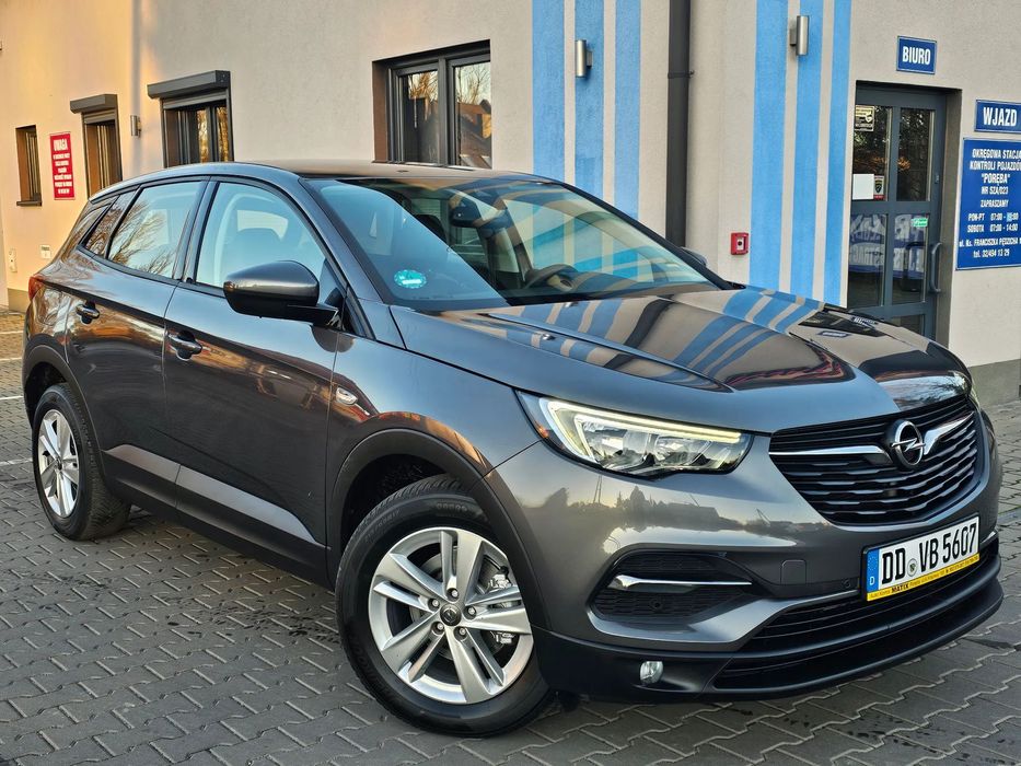 Opel Grandland X 2019 Bezwypadkowy Benzyna Kamera cofania Podgrzewane fotele I kierowni