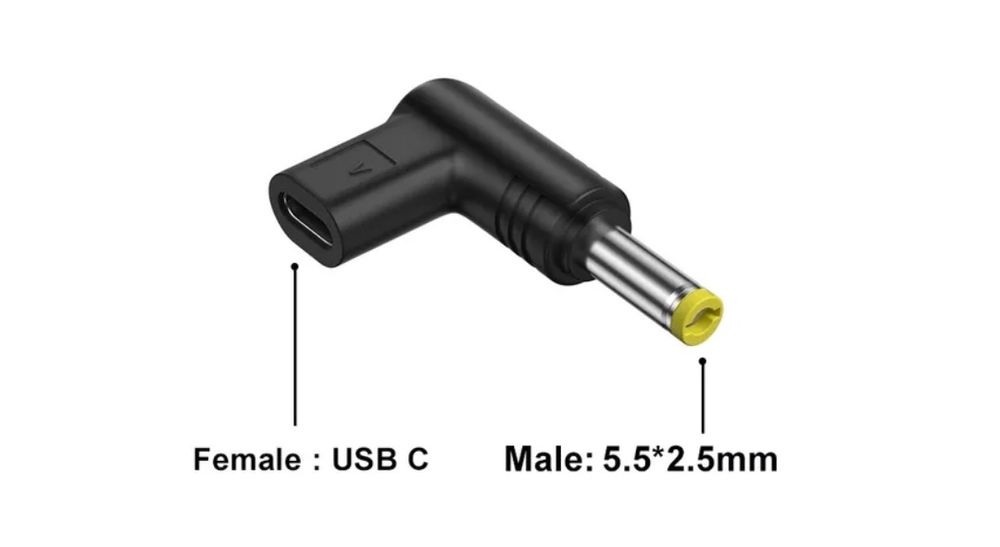 Адаптер переходник для роутера  DC - typeC