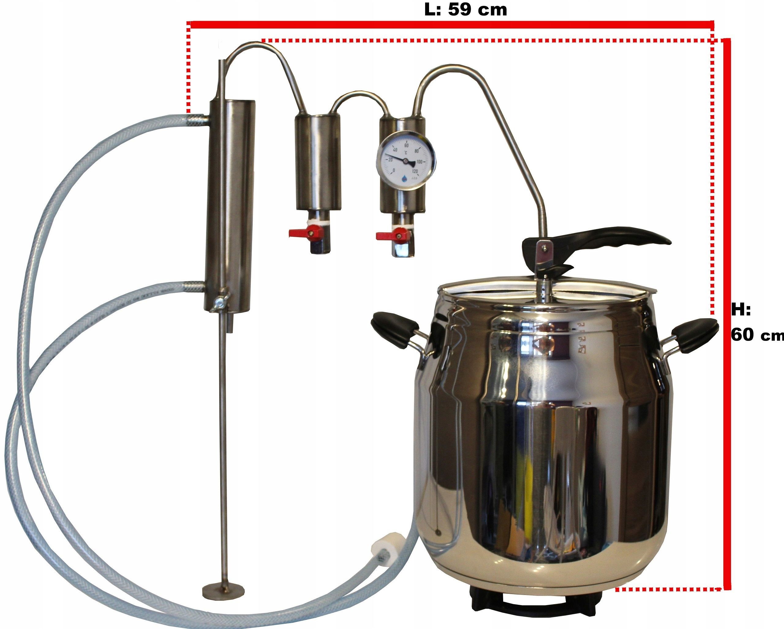 Destylator 17 L Szybkowar 2 W 1, 2 Odstojniki