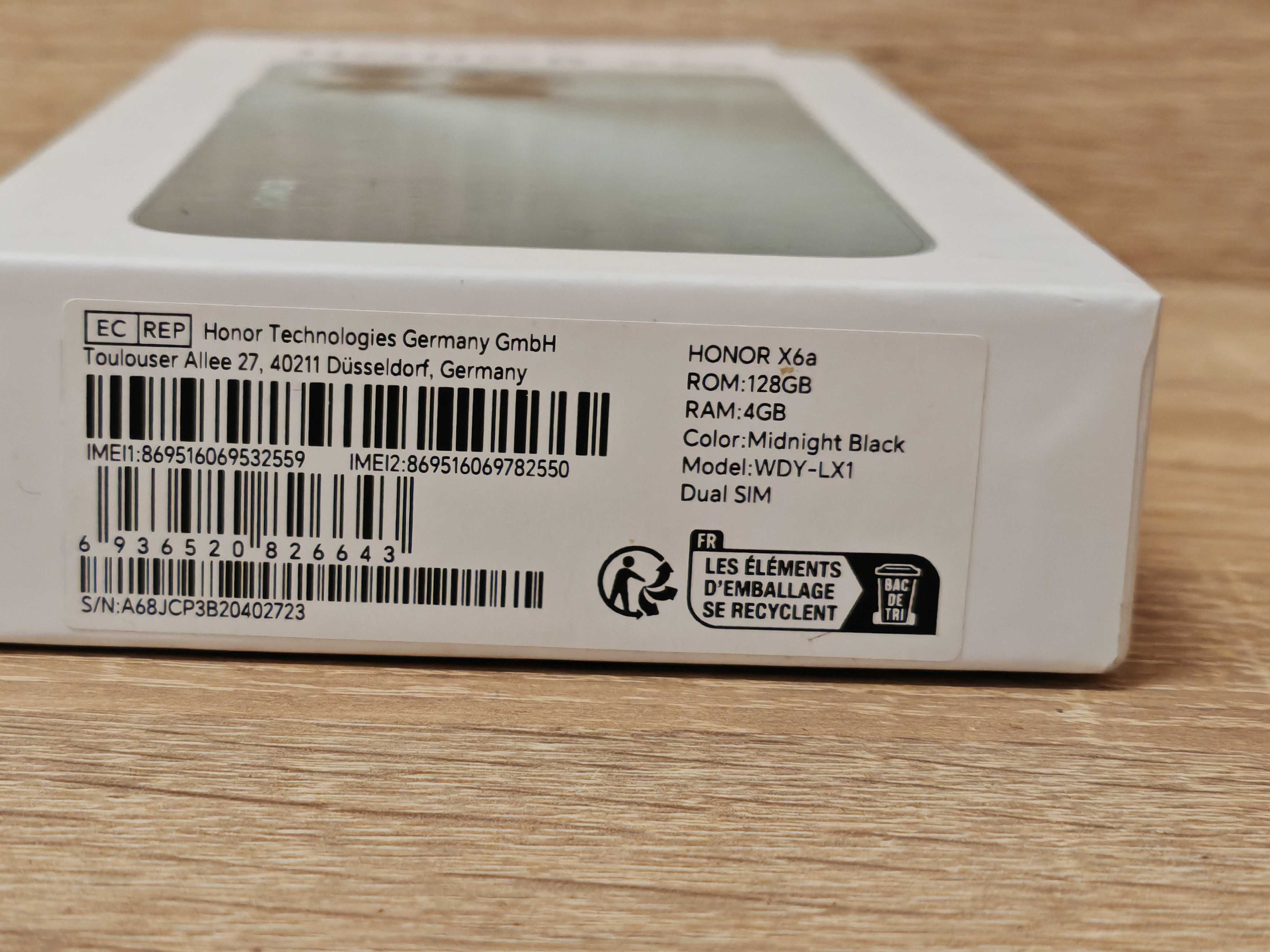 Smartfon Honor X6a LTE Czarny