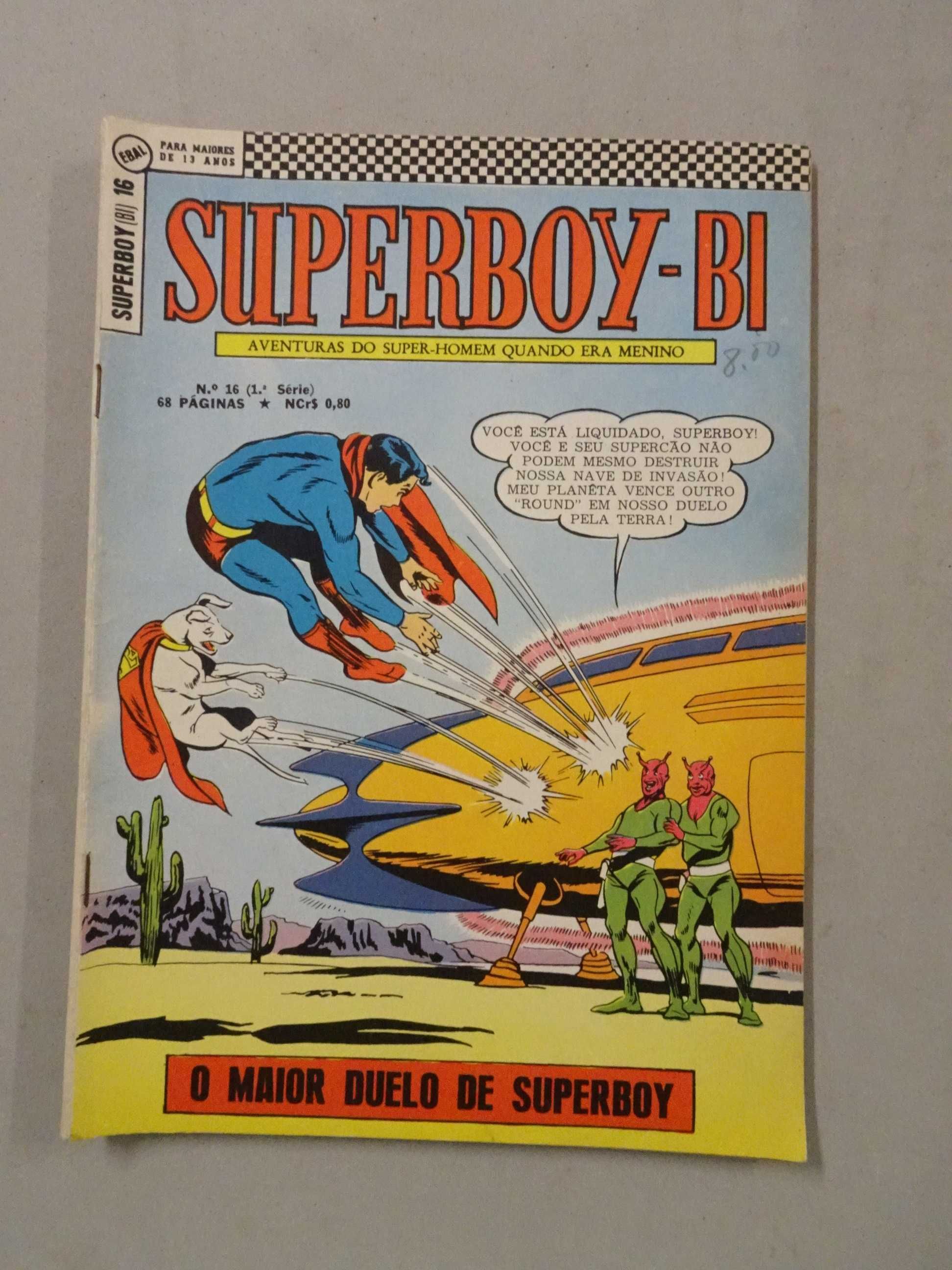 Livro EBAL - Superboy BI nº 16 (1ª série)