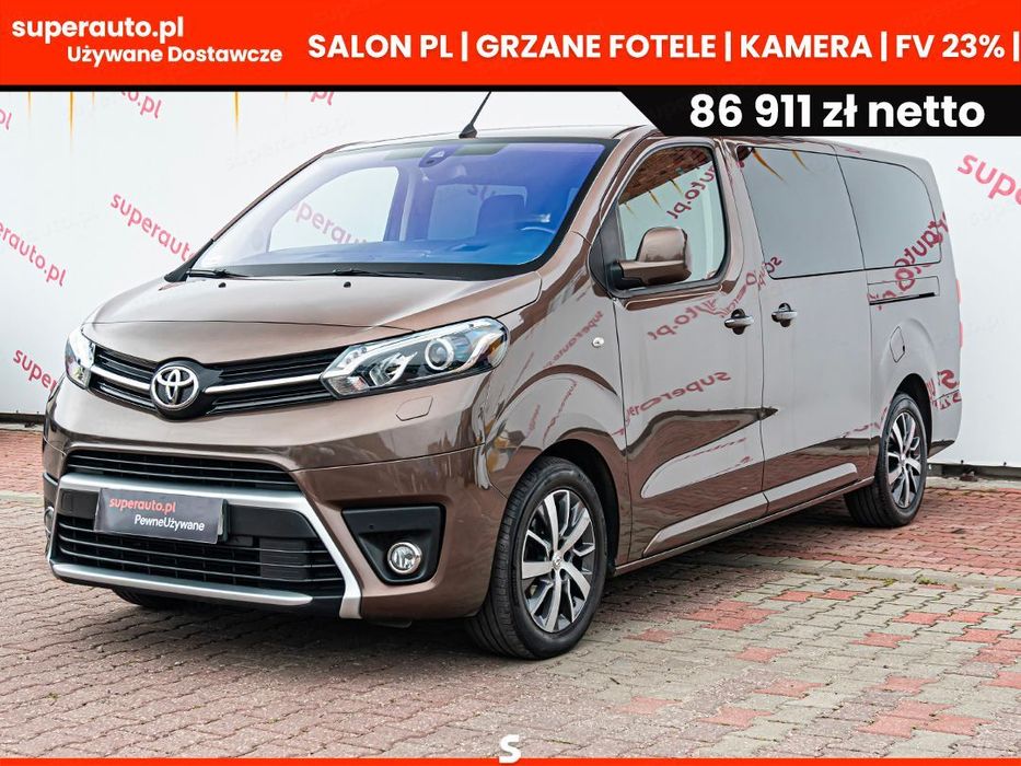 Toyota Proace Verso Long L2H1 AT 2.0 177KM Podgrzewane fotele !! Kamera !! Czujniki !!