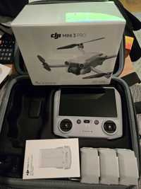 Dji mini 3 PRO + fly more combo + 1 bateria 3850 + futerał