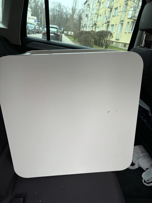 Stolik Ikea Tingby, bialy na kółkach