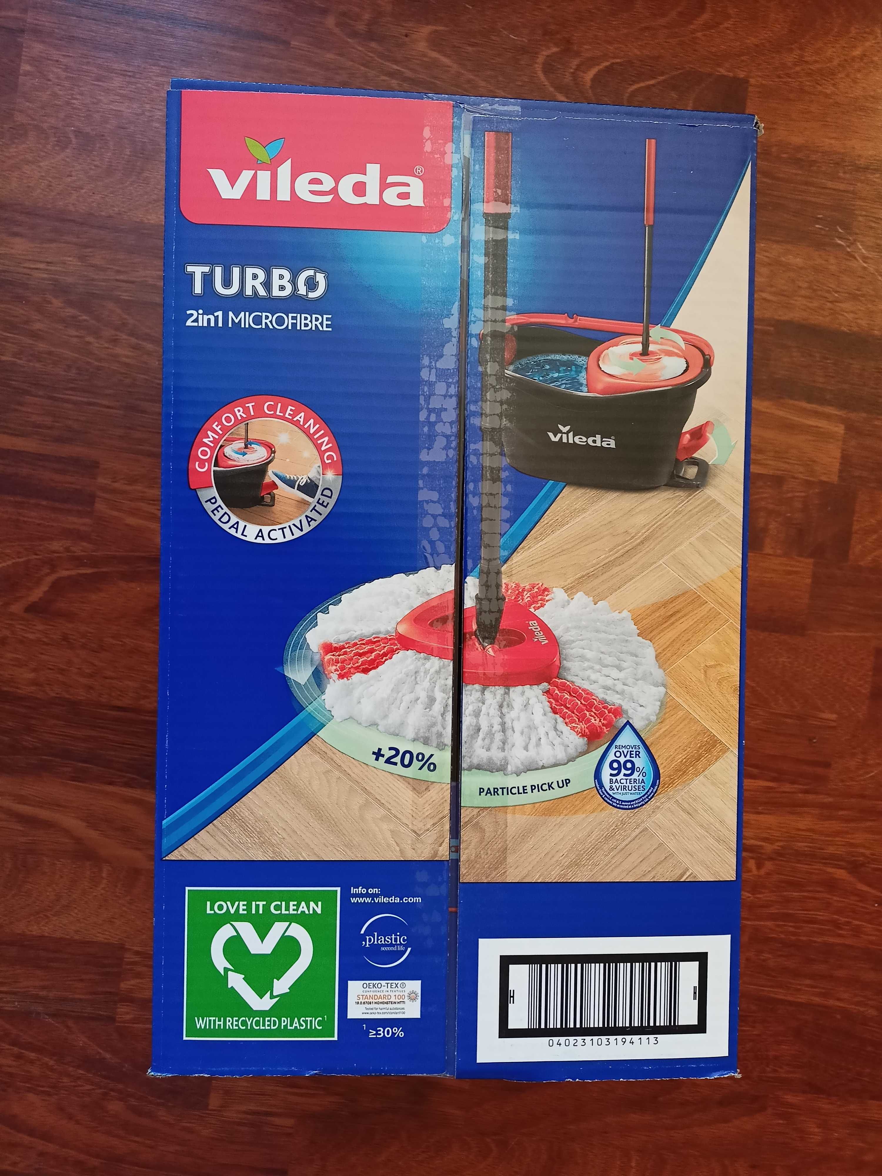 Nowy Mop obrotowy VILEDA Easy Wring & Clean TURBO