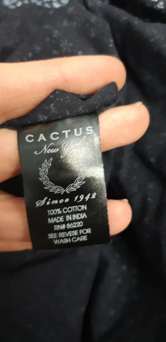 Koszula męska M we wzory slim fit bawełna 100 % na guziki