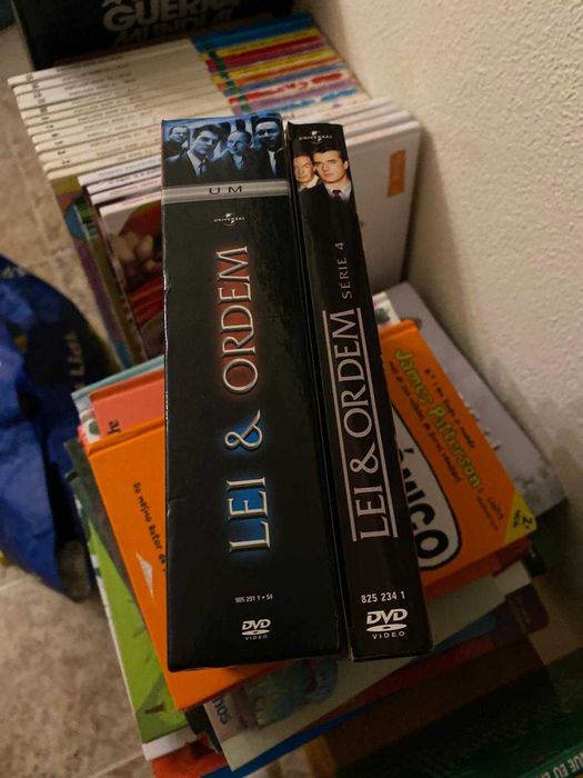 DVDS da Série Lei e Ordem, portes Grátis