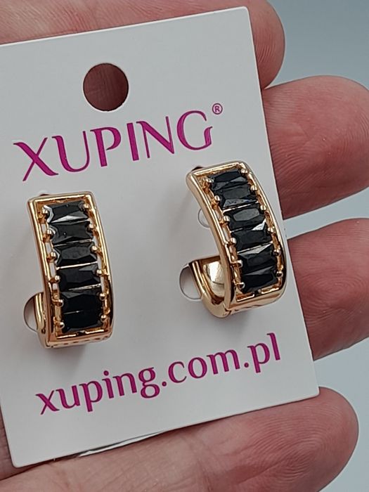 Kolczyki pozłacane Xuping
