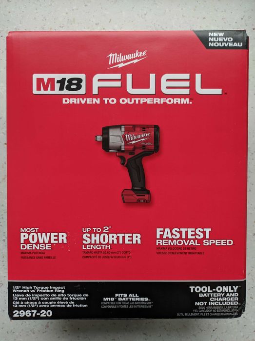 Бесщеточный ударный гайковерт Milwaukee М18 FUEL 2967-20 (FHIW2F12-0)