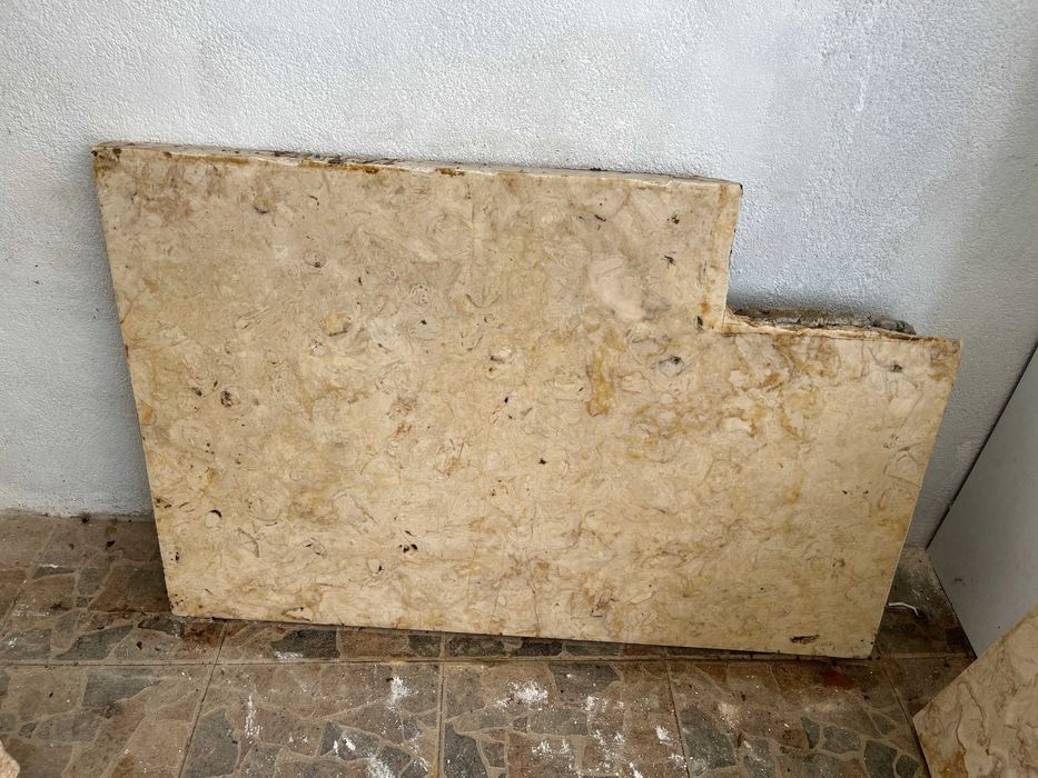 Lava-Louça/Pia Antiga em Pedra Natural Escorredor e Pedras de Balcão